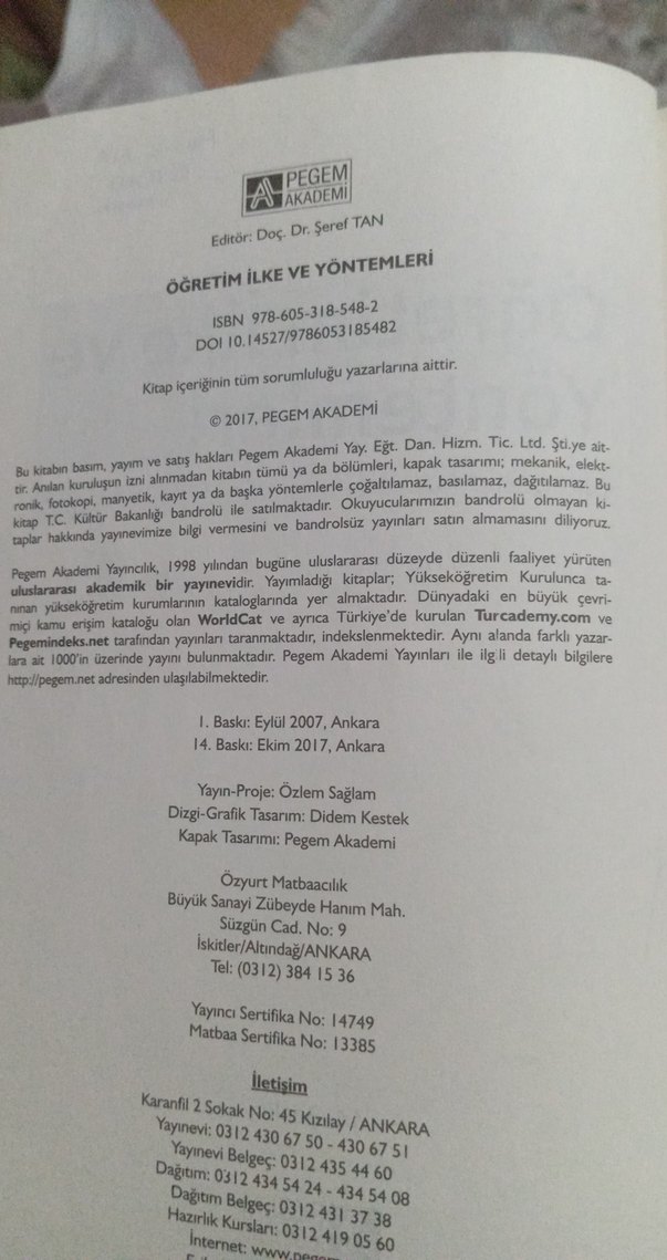 Öğretim İlke ve Yöntemleri - Şeref Tan - Görsel 4