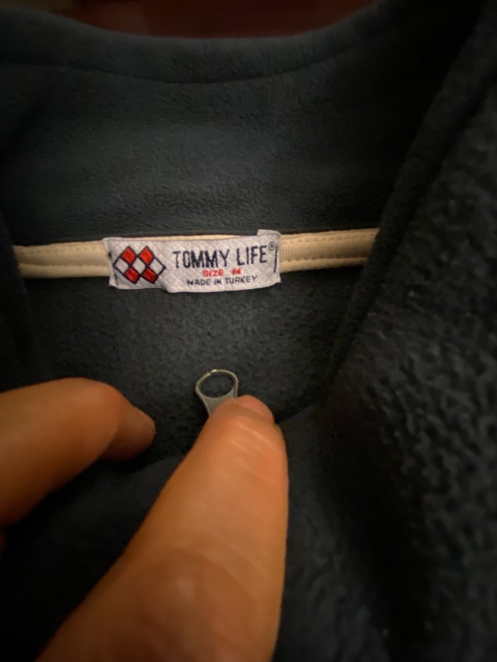 Fermuarlı Yüksek Yaka Bayan füme Sweatshirt - Görsel 4