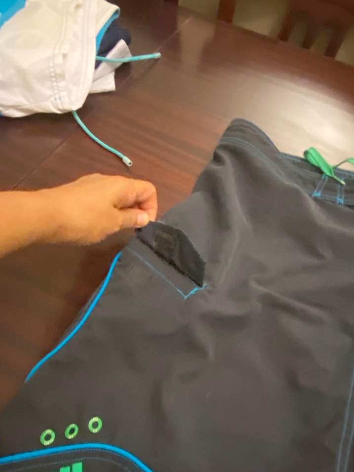 Adidas Desenli lacivert Erkek Şort Mayo - Görsel 5