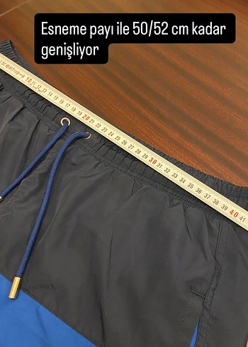 Erkek Mavi Renkli Kısa Şort Mayo - Görsel 6