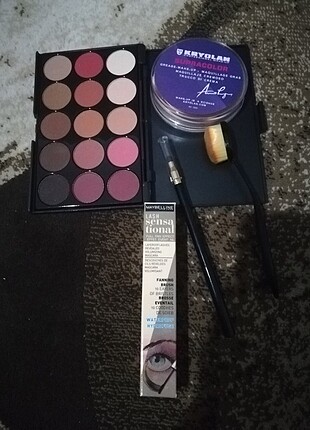 Üçlü highlighter paleti