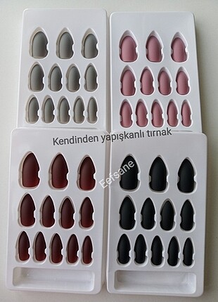 Kendinden yapışkanlı tırnak