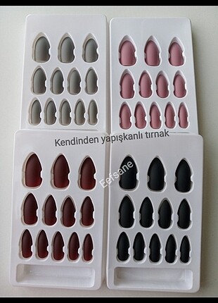 Kendinden yapışkanlı tırnak