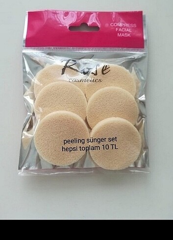 Peeling sünger seti 