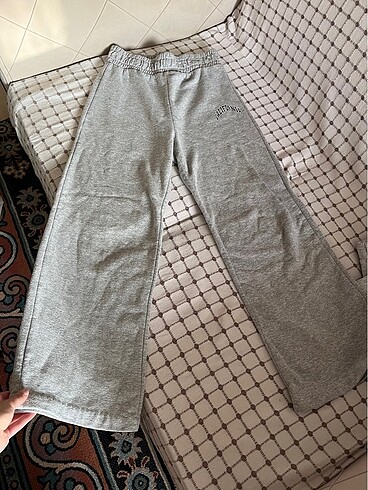 Ambar Wide Leg Gri Eşofman