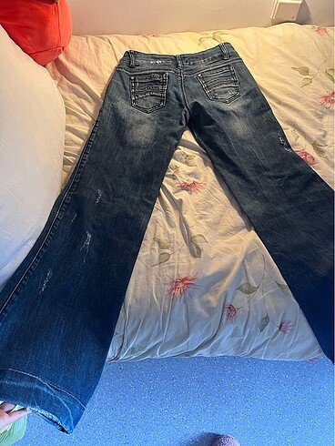 xs Beden Black Orchid Düşük Bel Y2K Jean