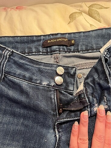 Diğer Black Orchid Düşük Bel Y2K Jean