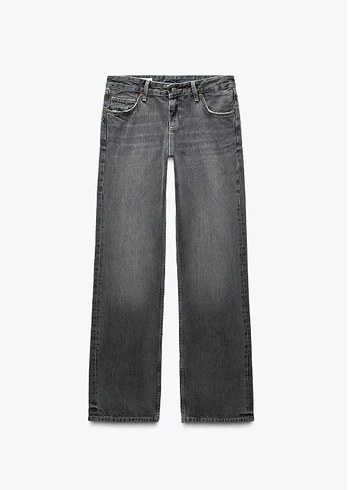 Zara Straight Fit Düşük Bel Jean