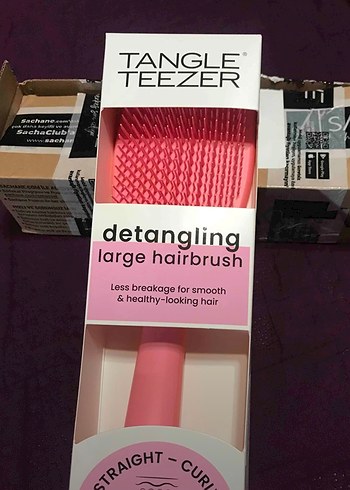 Beden Tangle Teezer Ultimate Detangler Large Salmon Pink Saç Fırçası
