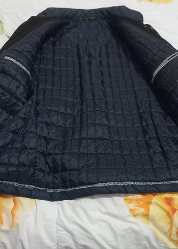 Düğmeli Lacivert Erkek Mont - Görsel 7