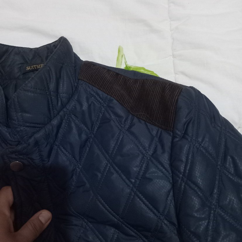 Düğmeli Lacivert Erkek Mont - Görsel 3