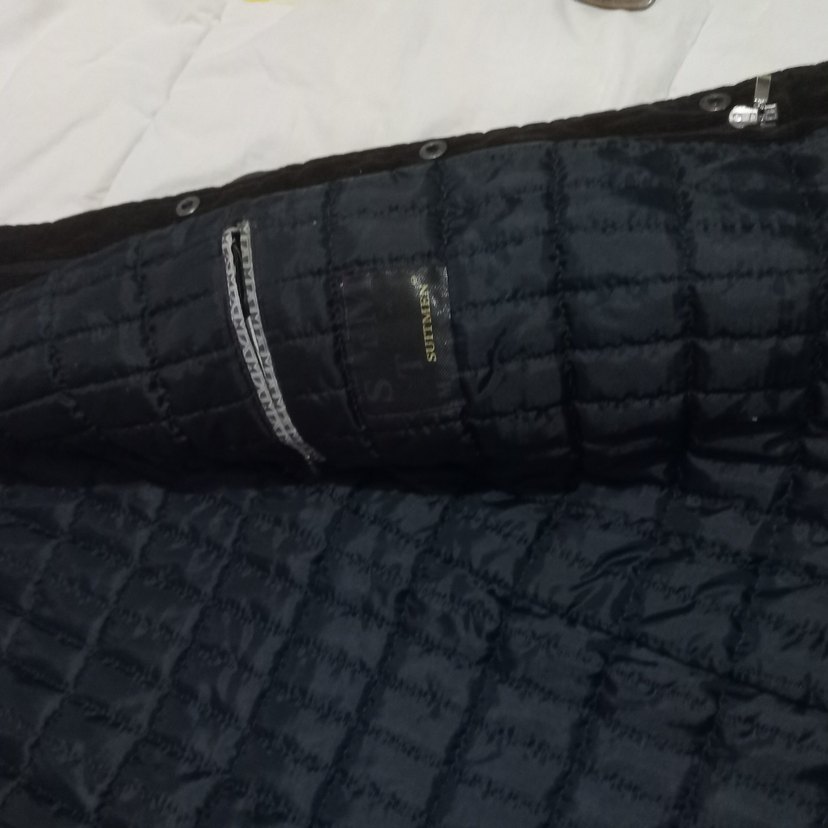 Düğmeli Lacivert Erkek Mont - Görsel 5