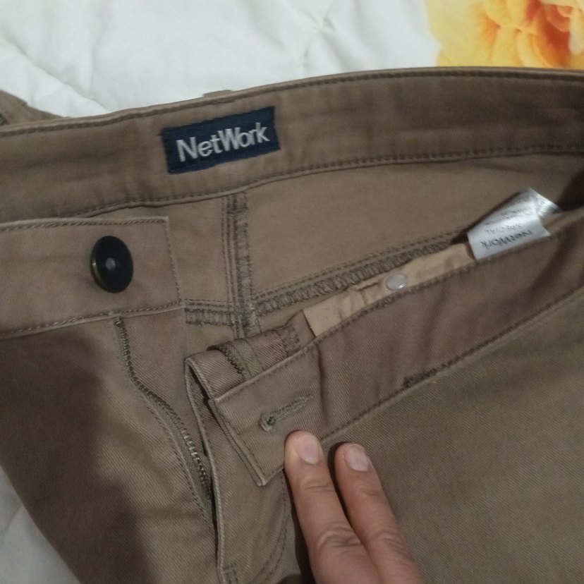 Kahverengi  jean Pantolon - Görsel 2