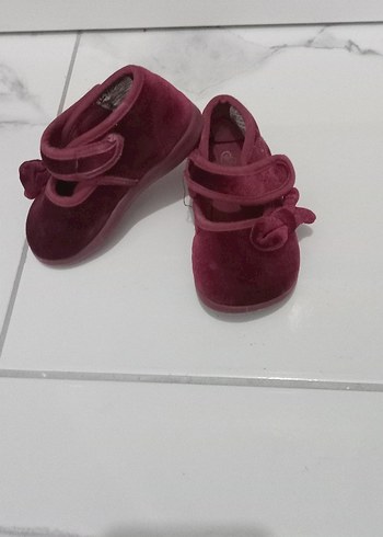 Bordo Kız Çocuk Babet Ayakkabı - Görsel 5