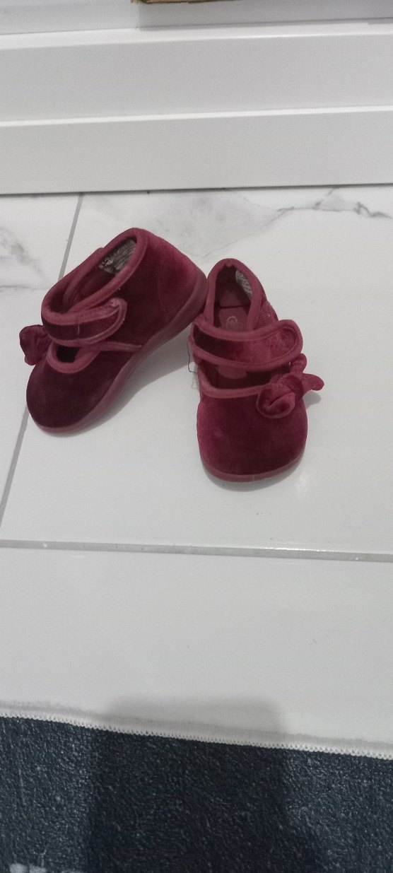 Bordo Kız Çocuk Babet Ayakkabı - Görsel 5