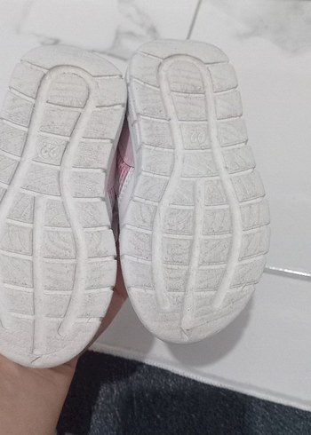 Kız Çocuk Pembe Velcro Spor Ayakkabı - Görsel 3