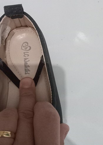 Kız Çocuk Siyah Tokalı Babet Ayakkabı - Görsel 3