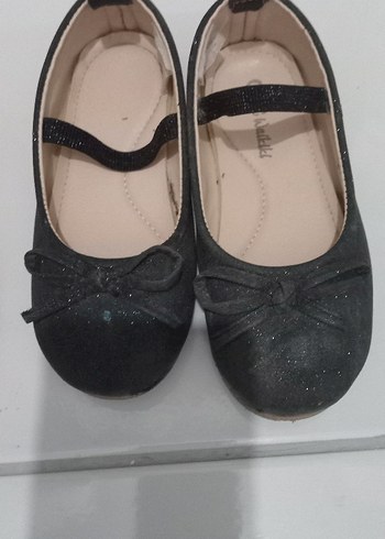 Kız Çocuk Siyah Tokalı Babet Ayakkabı - Görsel 2