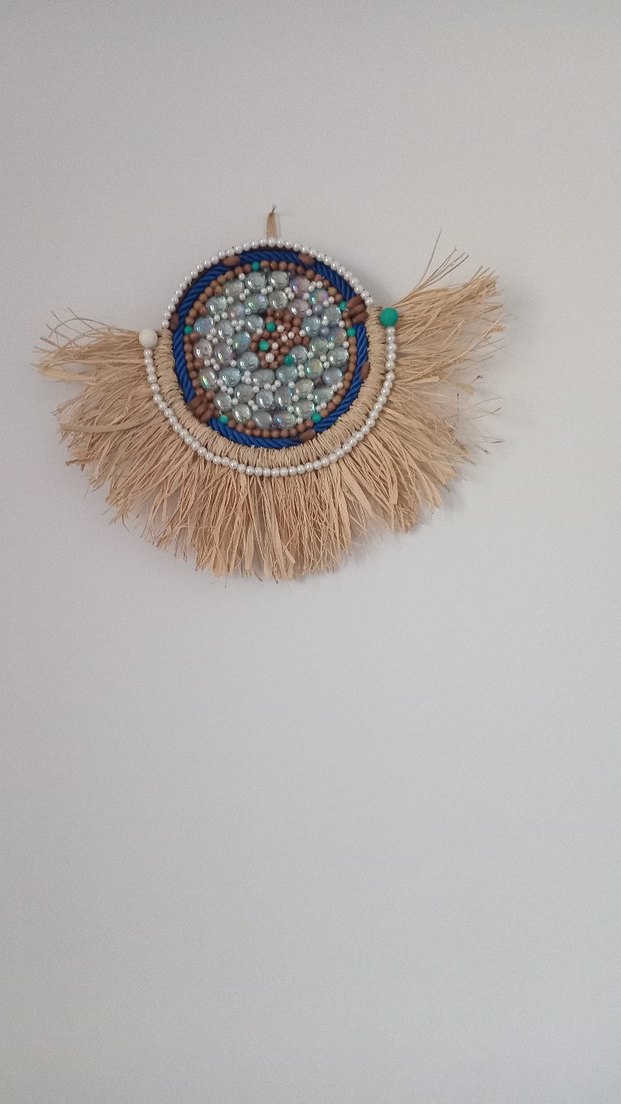 Boncuklu Bohem Kadın Duvar ve Kapı Aksesuari - Görsel 2