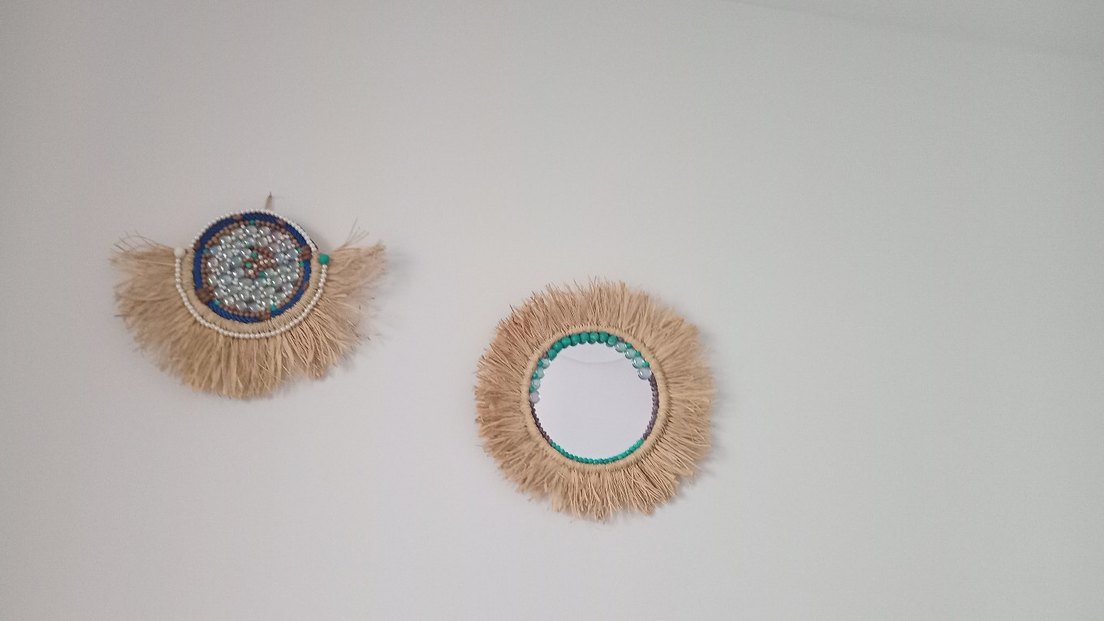 Boncuklu Bohem Kadın Duvar ve Kapı Aksesuari - Görsel 4