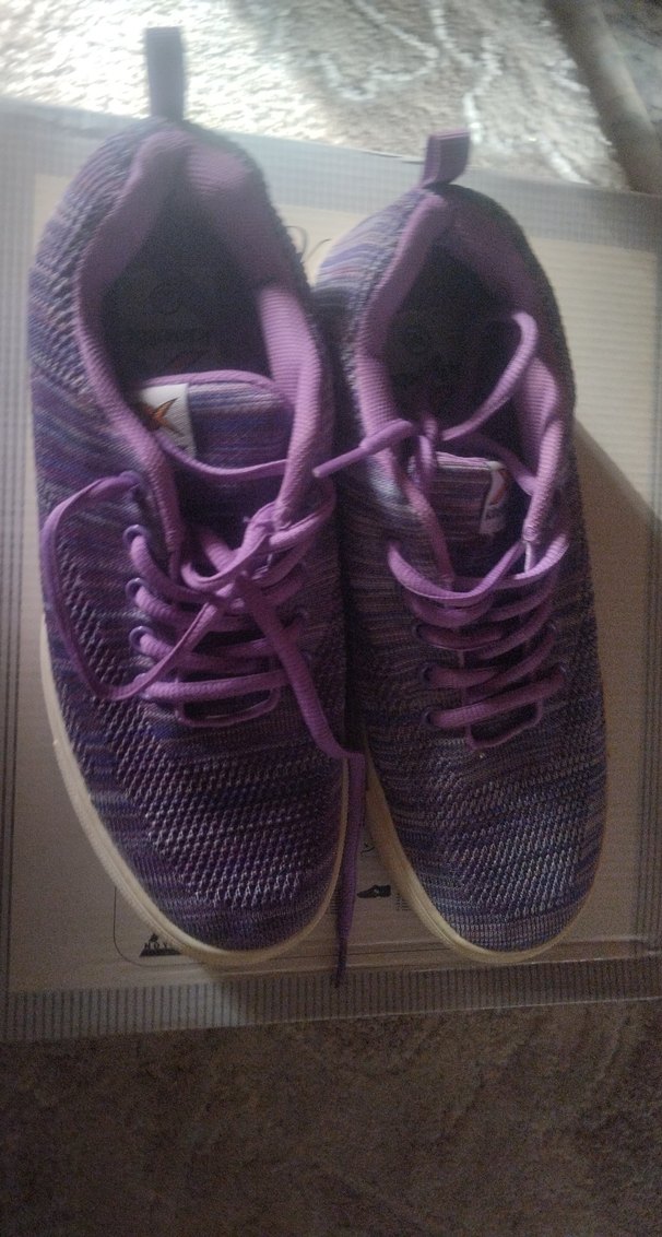 Mor Bağcıklı Stiletto Topuklu Kadın Spor Ayakkabı - Görsel 2