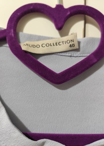 Gri Uzun Kollu Düğmeli Salaş Kadın Gömlek - Görsel 3