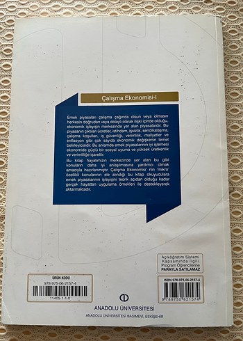 Anadolu Üniversitesi Çalışma Ekonomisi - Görsel 2