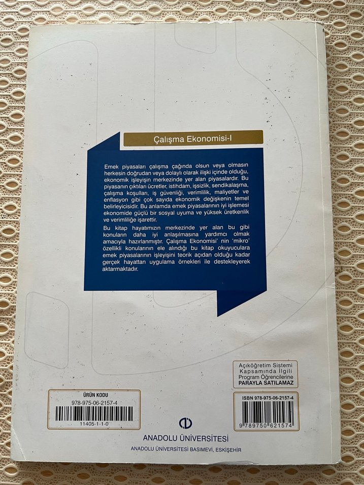 Anadolu Üniversitesi Çalışma Ekonomisi - Görsel 2