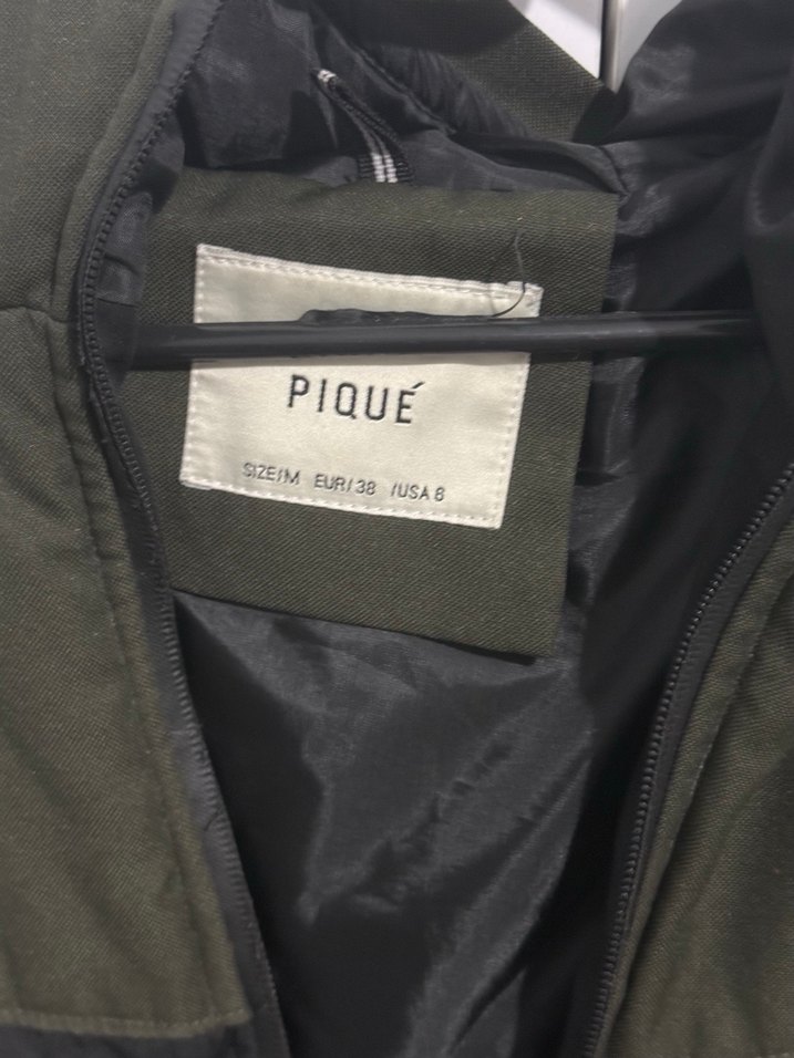 Fermuarlı Yeşil Erkek Günlük Mont - Görsel 4