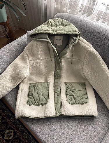 Pull&Bear peluş mont ceket
