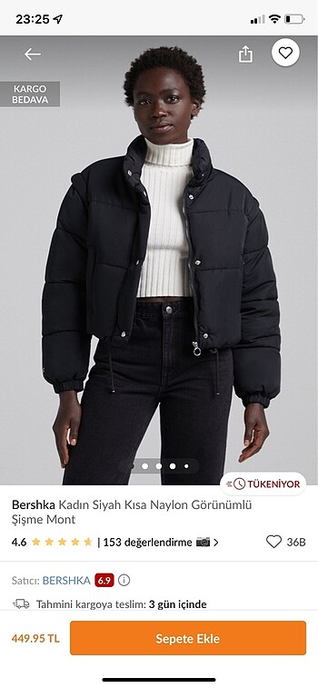 Bershka Mont