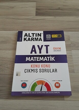 Altın Karma AYT Matematik konu konu çıkmış sorular