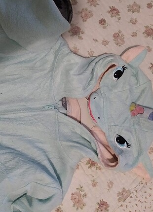 l Beden mavi Renk Polar peluş uyku tulumu tulum pijama