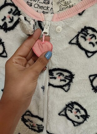 l Beden beyaz Renk Polar peluş uyku tulumu tulum pijama
