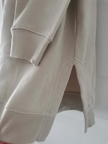 s Beden ten rengi Renk H&M Ekru Renk Sweatshirt ( Elbise )