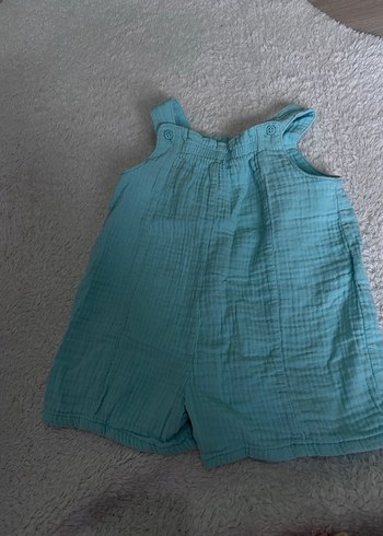 Mavi Pilili Bebek Kız Tulum - Görsel 2