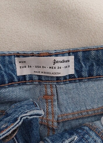 Stradivarius Stradivarius Mom Jean Şort