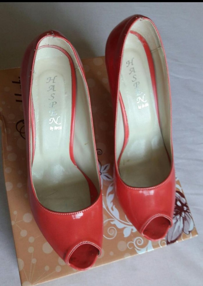 Nar Çiçeği Yüksek Topuklu Stiletto - Görsel 4