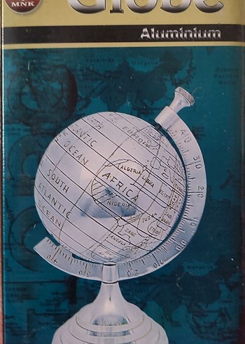 Globe Eskitme Silver Dünya Küresi - Görsel 4