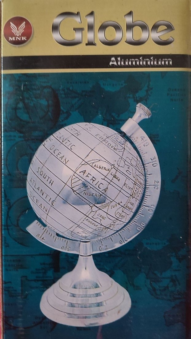 Globe Eskitme Silver Dünya Küresi - Görsel 4