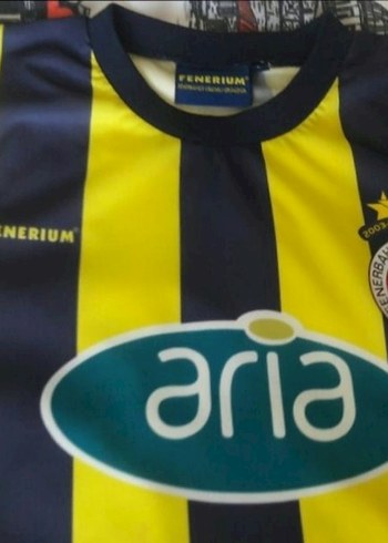 Fenerbahçe Sarı Lacivert Çizgili Nostaljik Aria Forma - Görsel 6