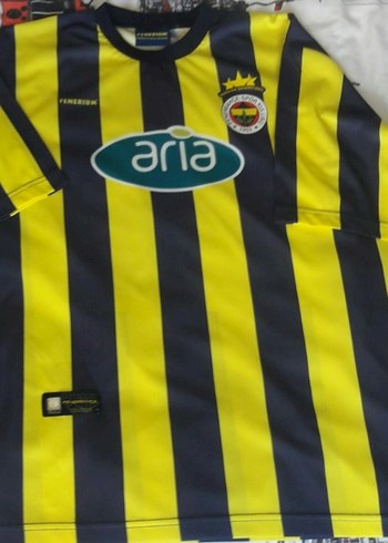 Fenerbahçe Sarı Lacivert Çizgili Nostaljik Aria Forma - Görsel 5