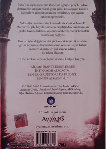 Oliver Bowden Assassin's Creed Kitapları - Görsel 6