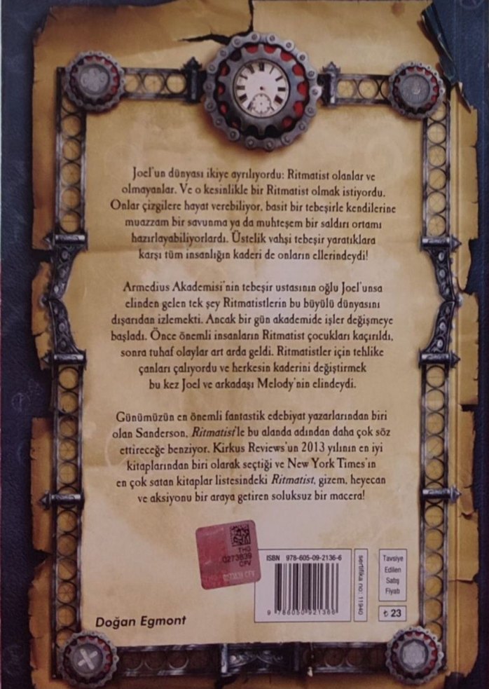 Brandon Sanderson - Ritmatist Kitabı - Görsel 5