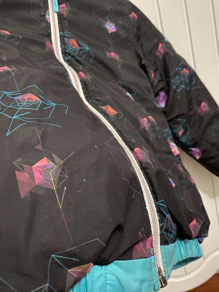 Kapşonlu Fermuarlı Kız Çocuk Mont - Görsel 5