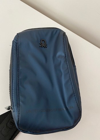 Kemerli Lacivert Kadın Çapraz Çanta - Görsel 7