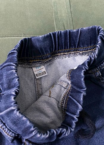 Erkek Çocuk Parlak Mavi Denim Rahat Kesim Pantolon - Görsel 2