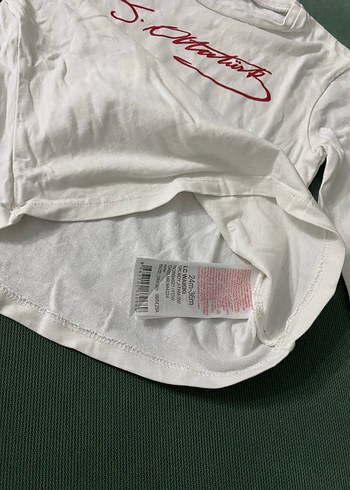 Kız Çocuk Beyaz Uzun Kollu Baskılı Tişört - Görsel 2