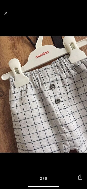 İdilbaby Kareli pantolon