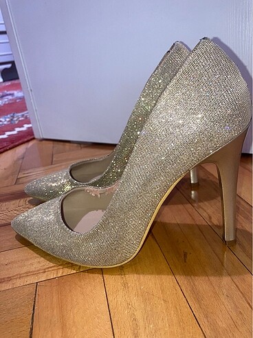 36 Beden simli stiletto